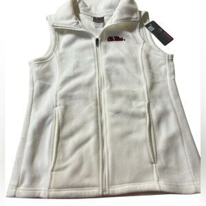 Ole miss fleece vest size med NWT